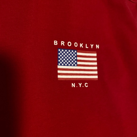 Red Halter Shirt - Picture 2 of 4